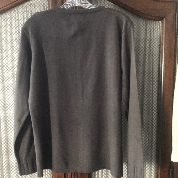 NWOT Gray cardigan sweater - Picture 2 of 9